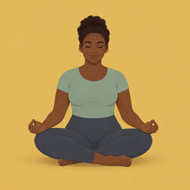 Breath in and out illustration