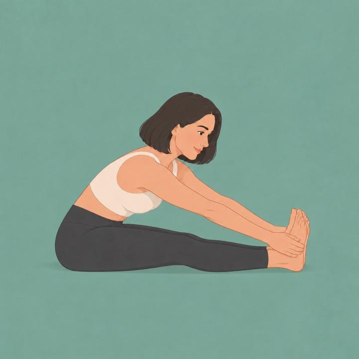 Seated fold illustration