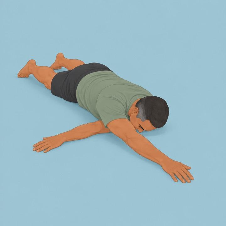 Shoulder cross illustration