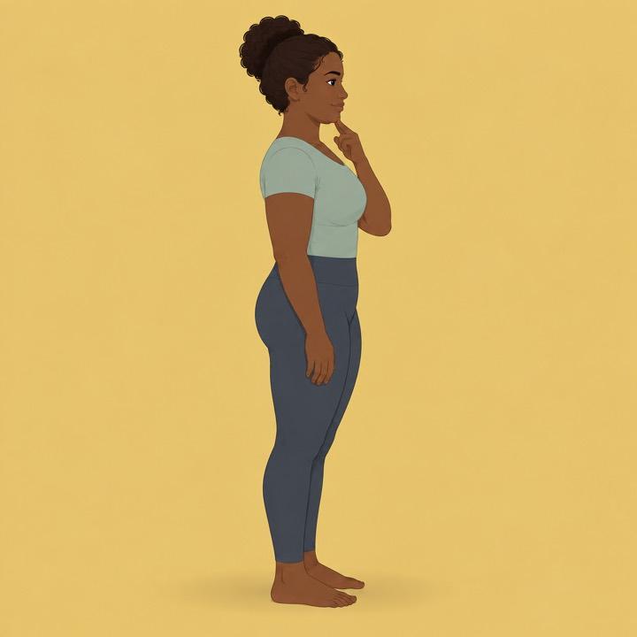 Chin retractions illustration