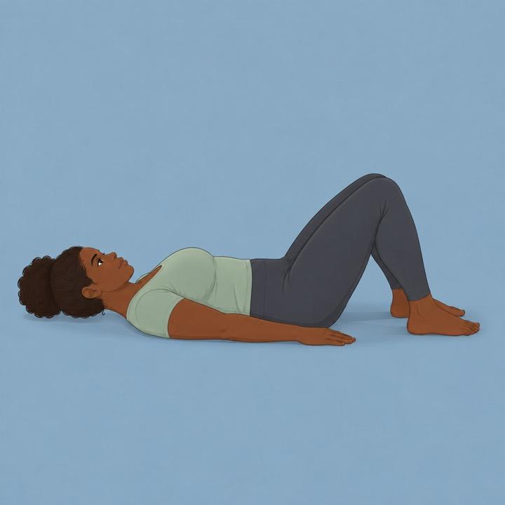 Pelvic tilt press illustration