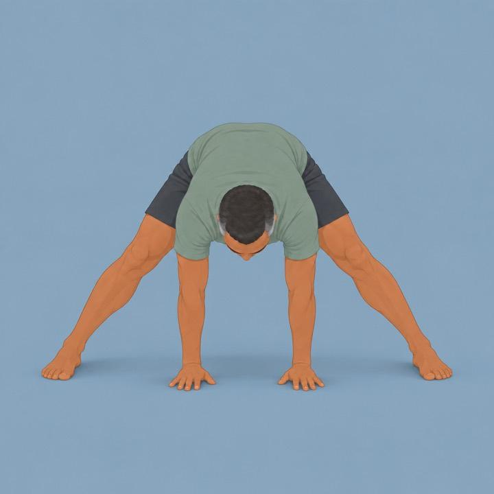Post Run routine illustration