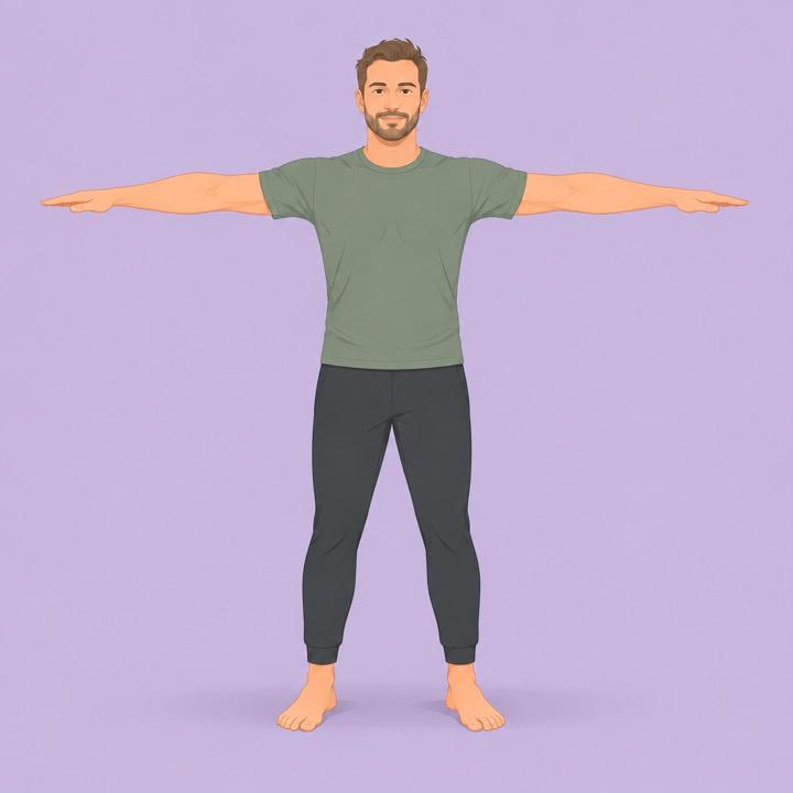 Arm circles illustration