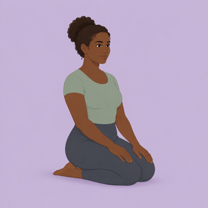 Illustration of Hero pose
