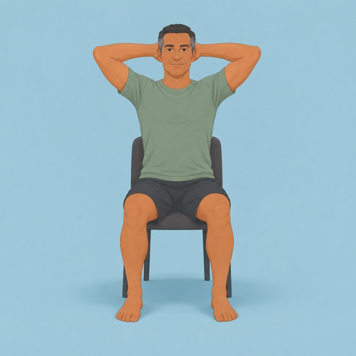 Illustration of Chest opener seated