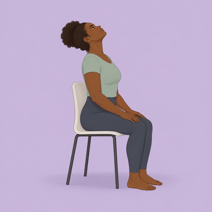 Illustration of Neck flex