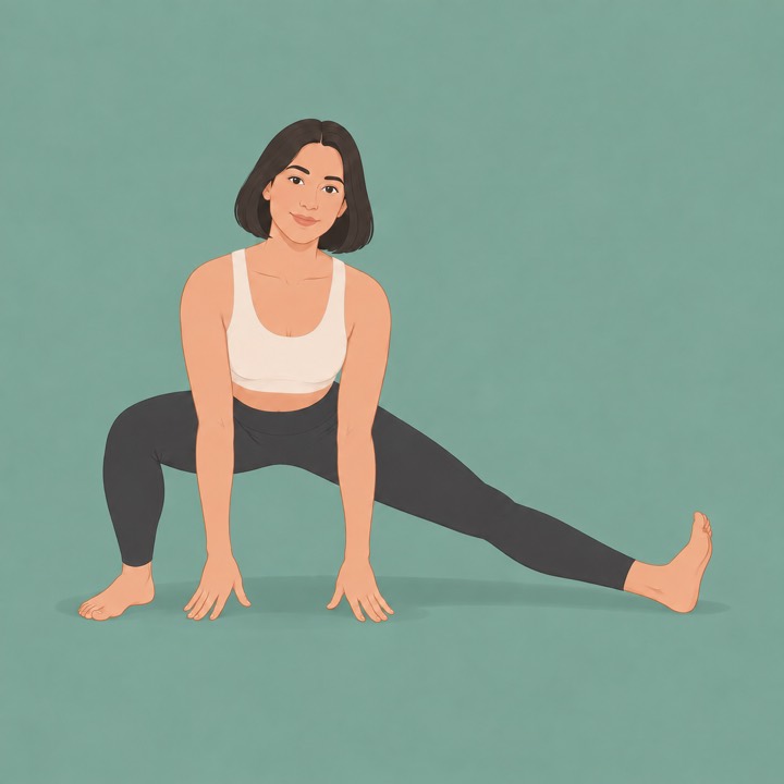 Illustration of Side lunge