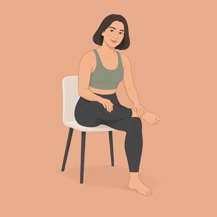 Illustration of Seated figure four