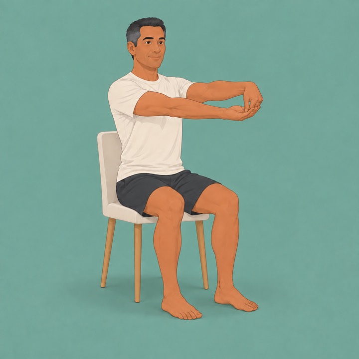 Illustration of Forearm stretch