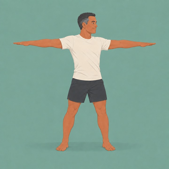 Illustration of Trunk twist